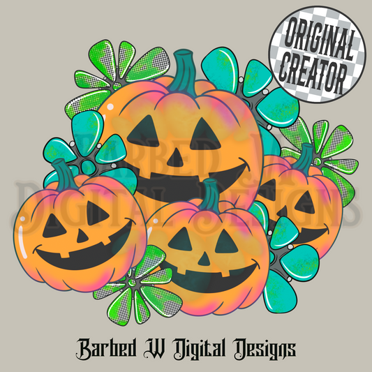 Turquoise Pumpkin Patch Png