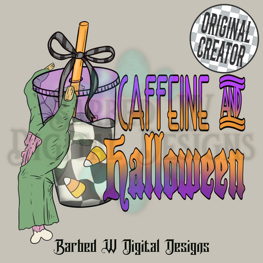 Caffeine & Halloween #2 Png