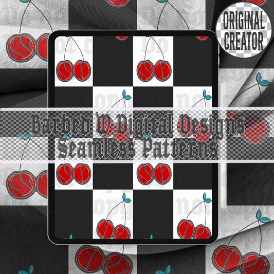 Cherries Seamless Pattern