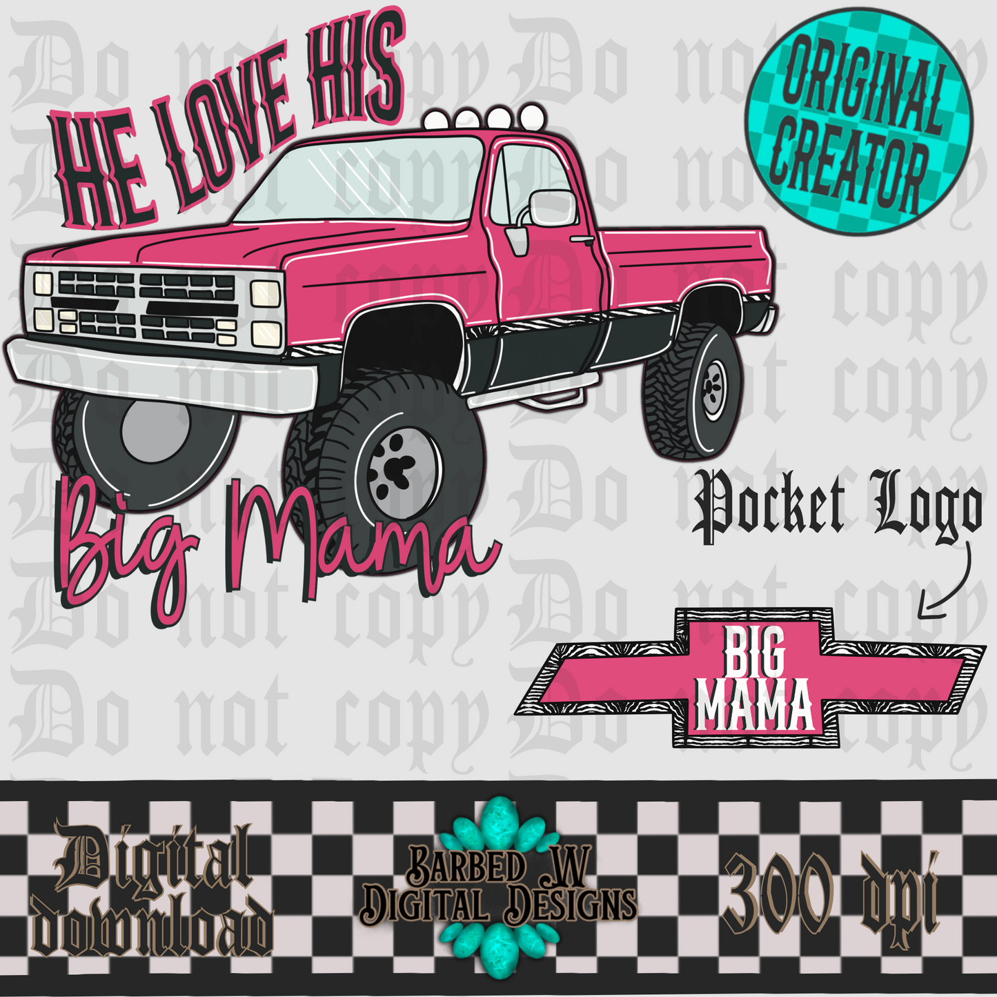 Big Mama (Pink) Png