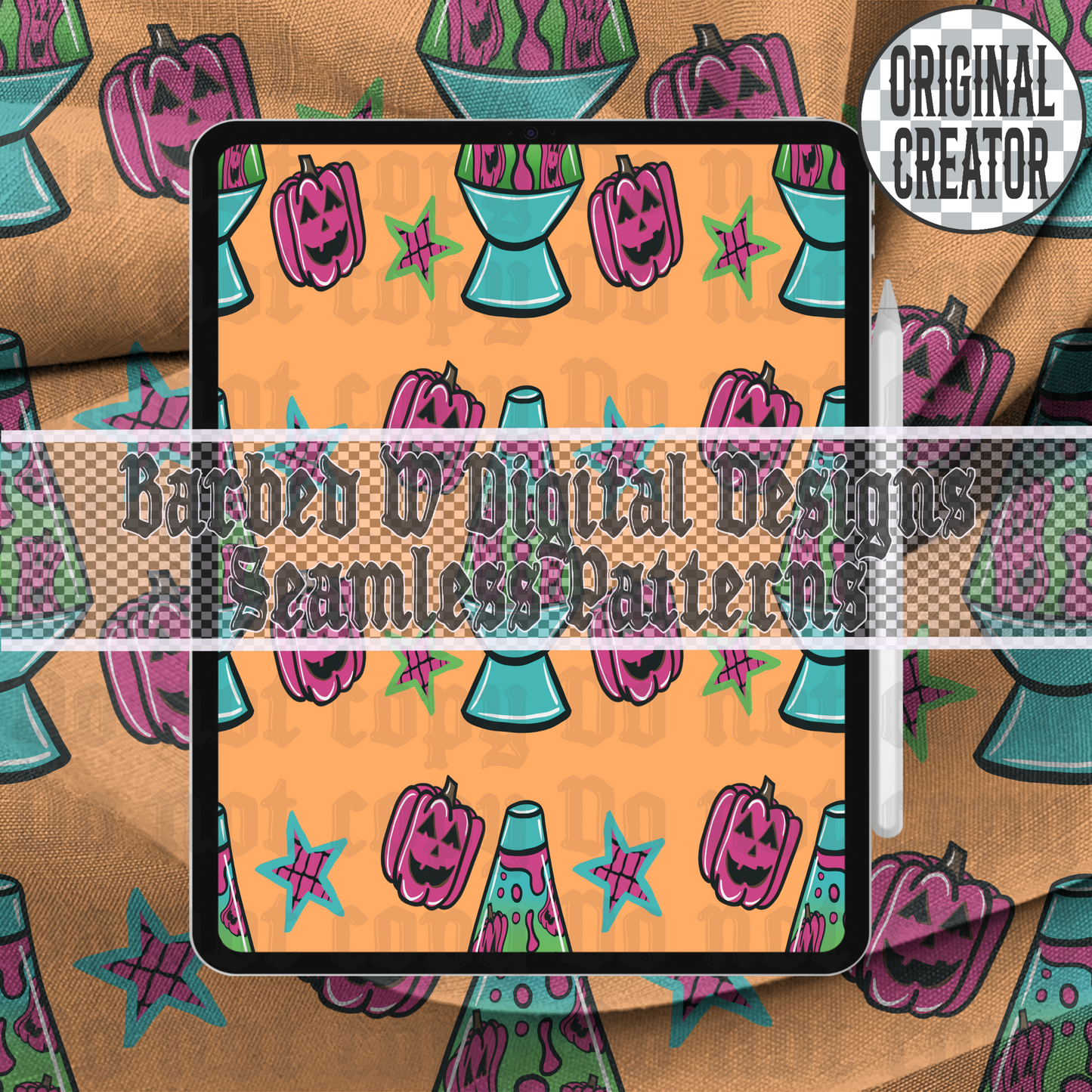 Boovy Baby Seamless Pattern
