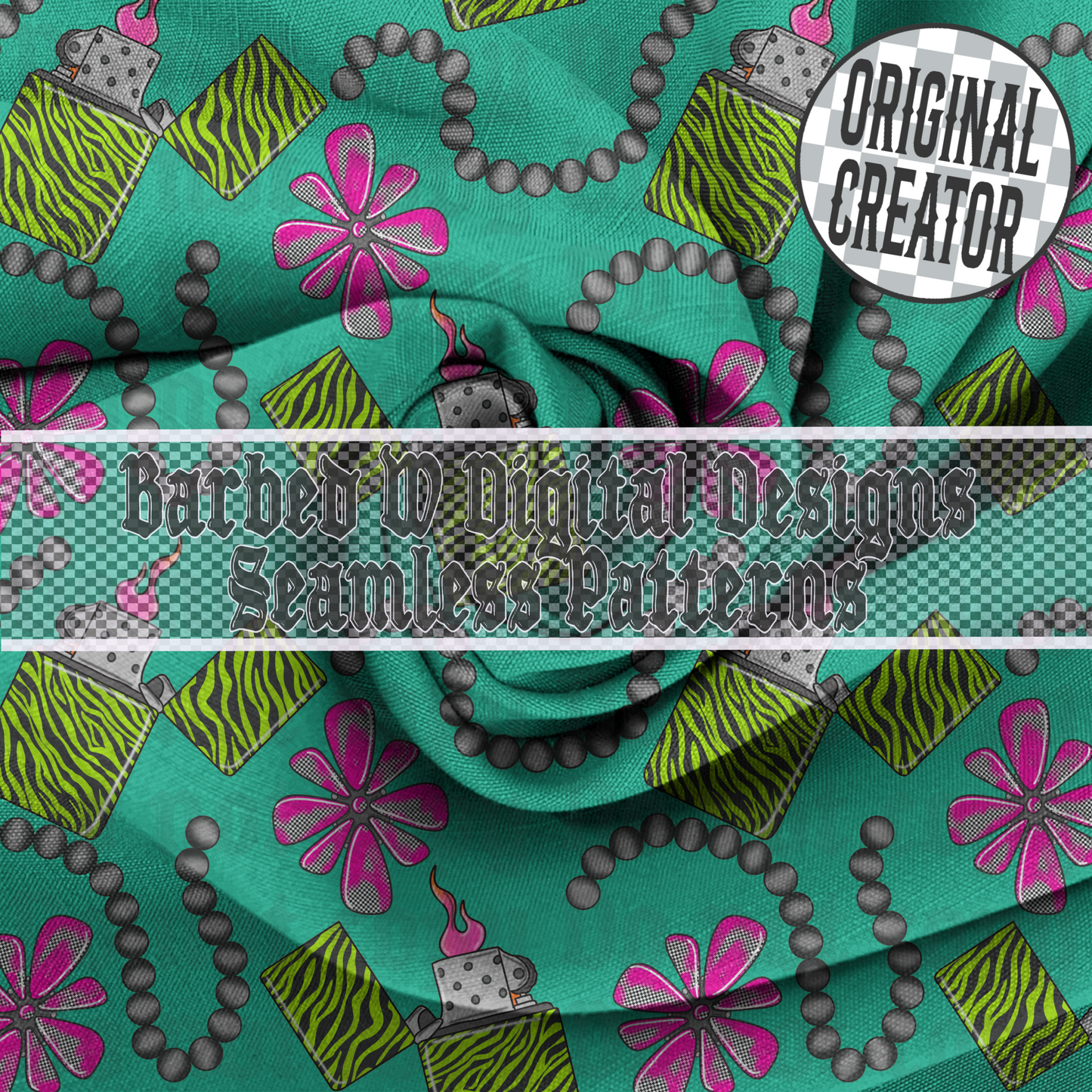 Light My Fire Seamless Pattern