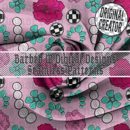 Howdy Spring Seamless Pattern