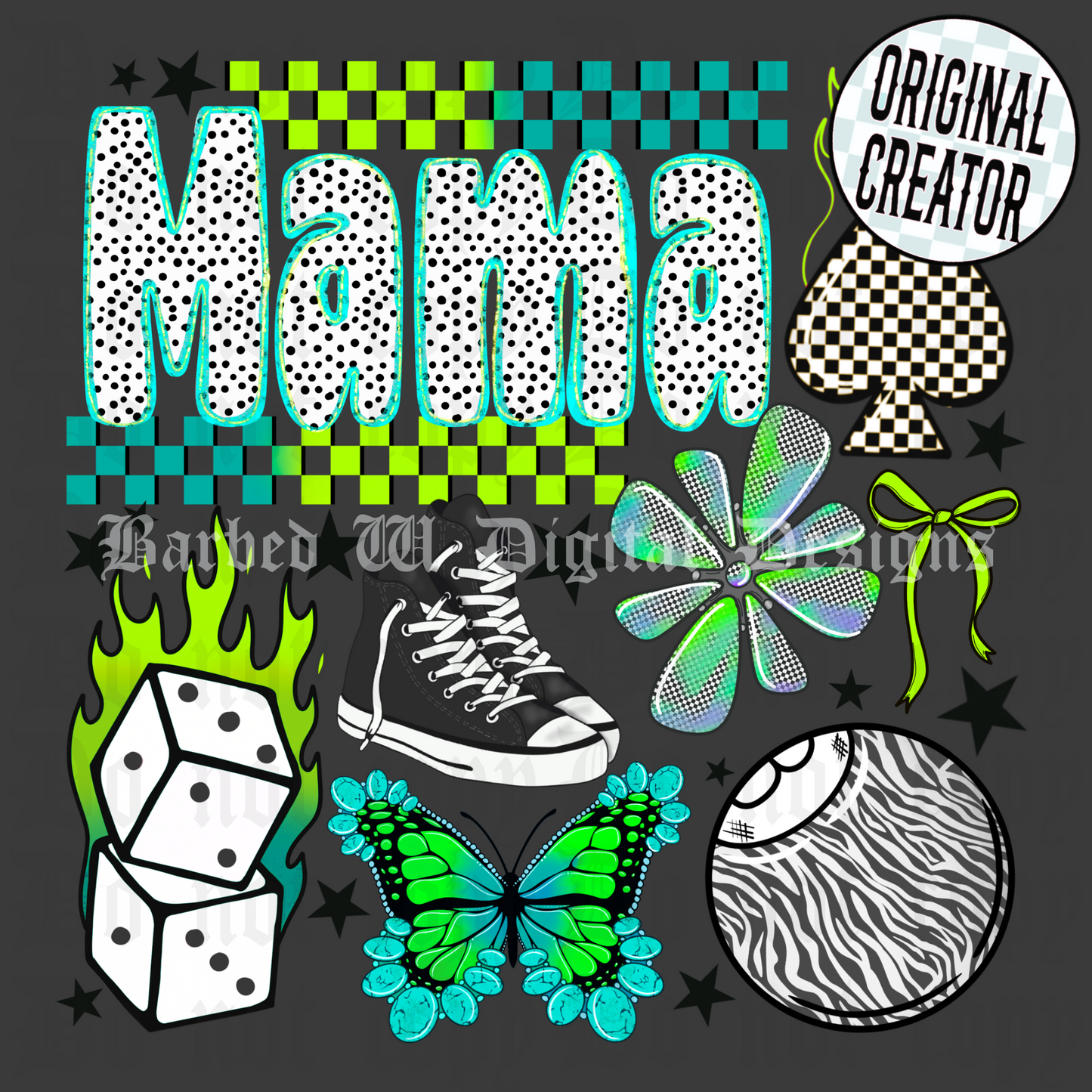 Yallternative Png, Mama Png, western collage png