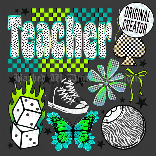 Yallternative Png, Teacher Png, western collage png