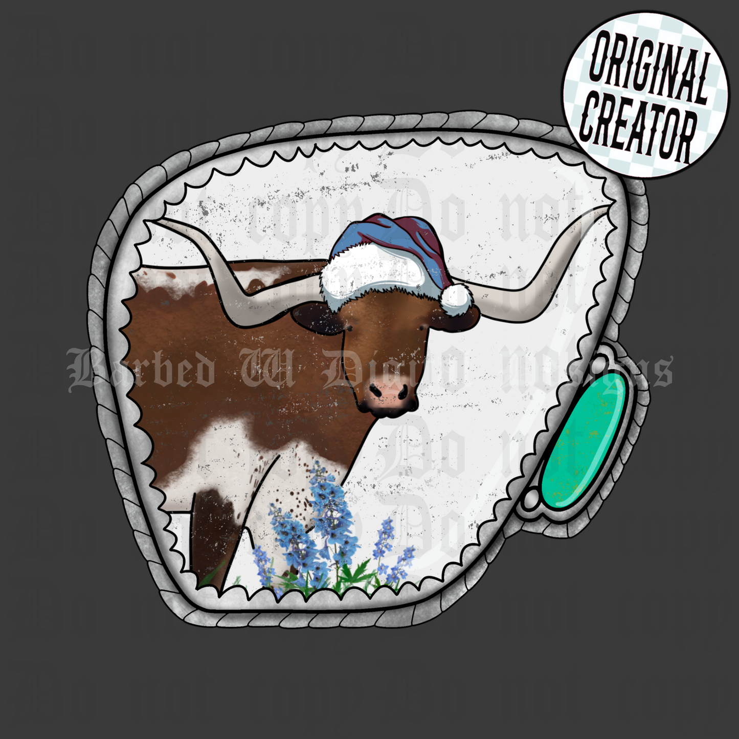 Longhorn Christmas Png