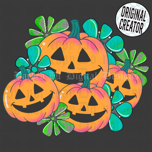 Turquoise Pumpkin Patch Png