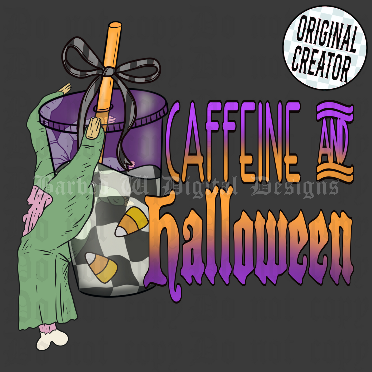 Caffeine & Halloween #2 Png