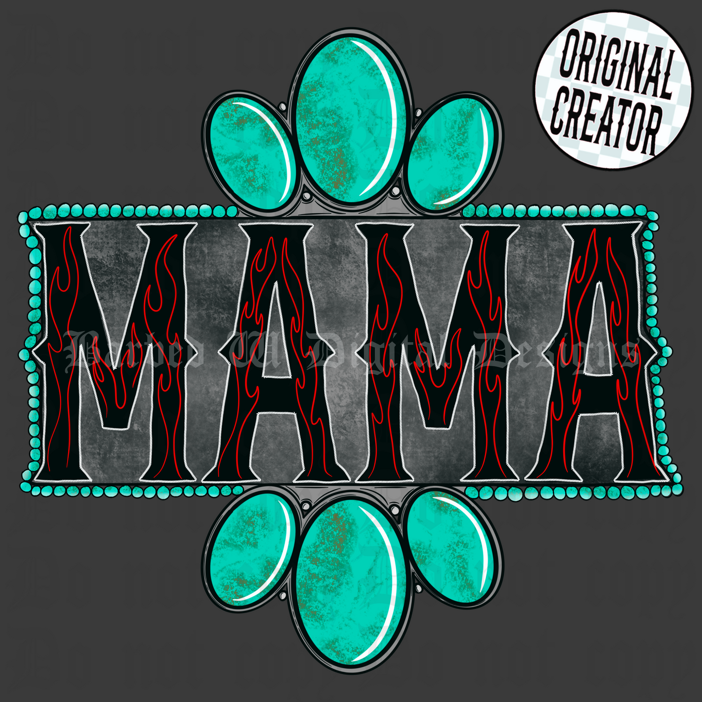 Turquoise Mama Png