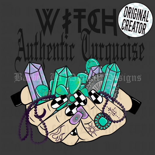 Witch Authemtic Turquoise Png