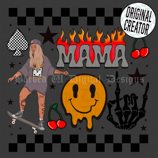 Skater Mama Png