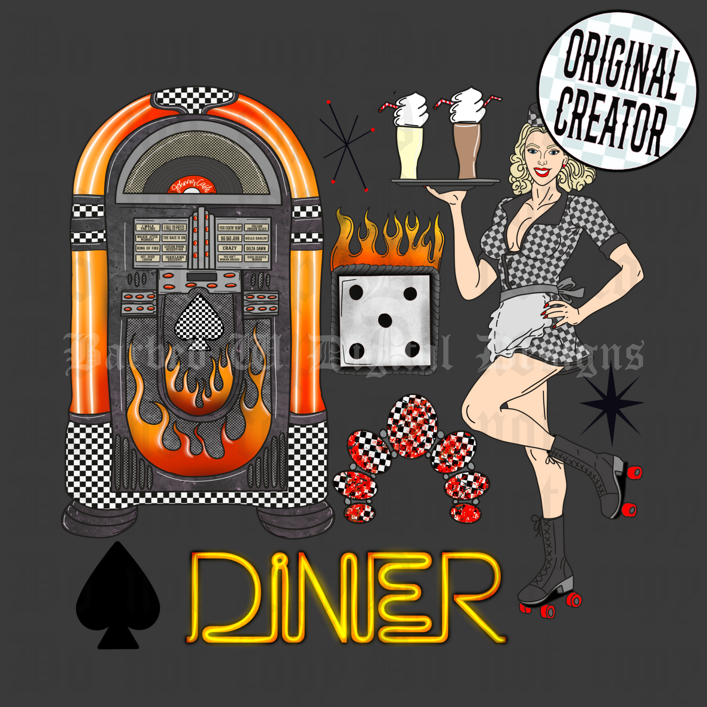 Yallternative 50’s Diner Png