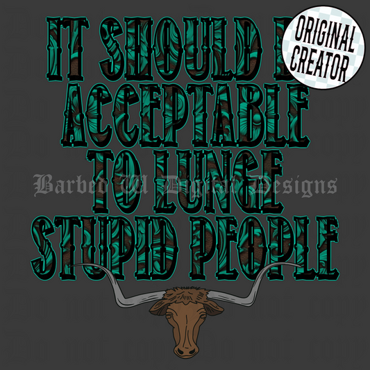 Lunge stupid people Png