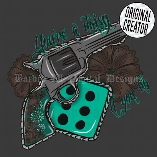 Revolver png, cowgirl png, western png, turquoise png, dice png, punchy png, leather png, yallternative png, cowboy png