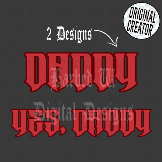 Yes, Daddy Png