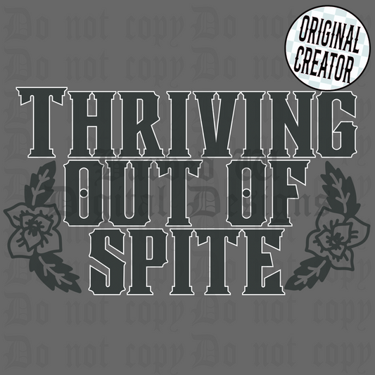 Thriving Out Of Spite Png