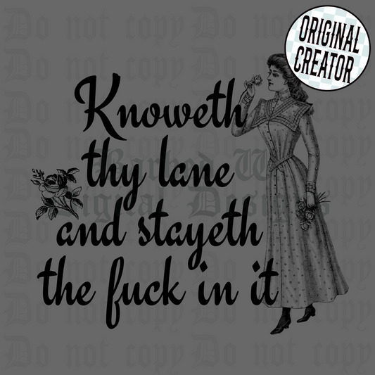 Knoweth Thy Lane Png