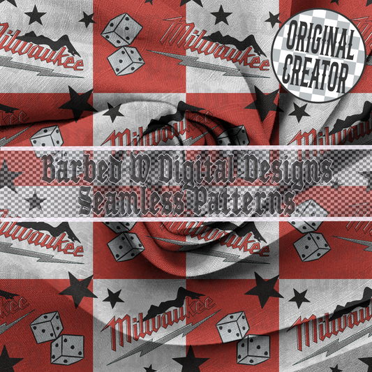 Milwaukee Seamless Pattern