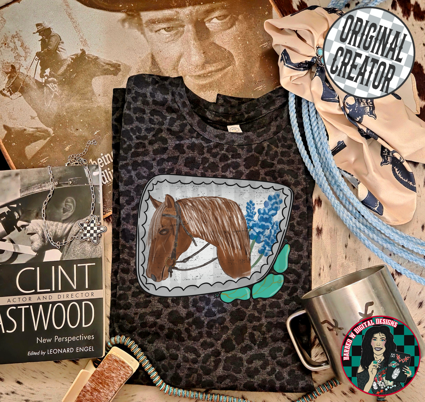 Red Horse Turquoise Png