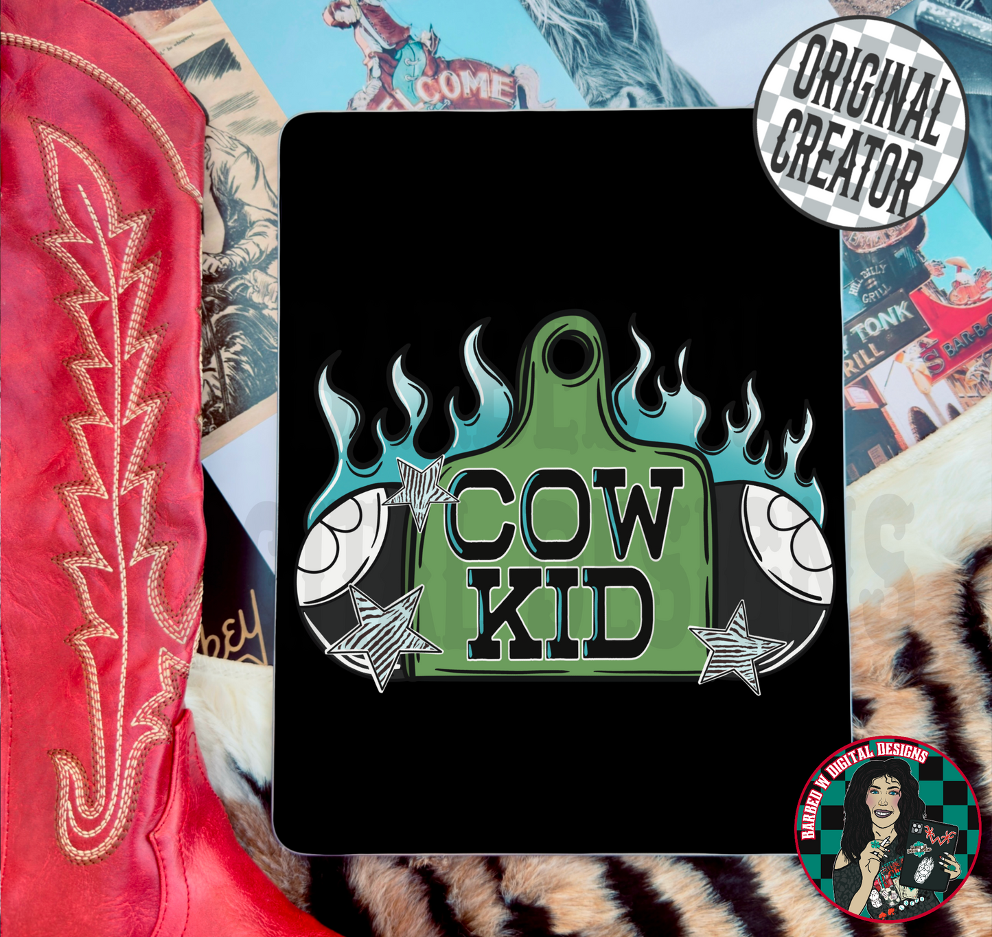 Cow Kid Png