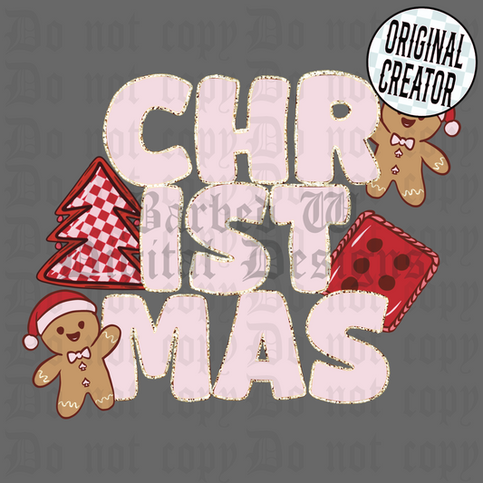 Gingerbread Christmas PNG