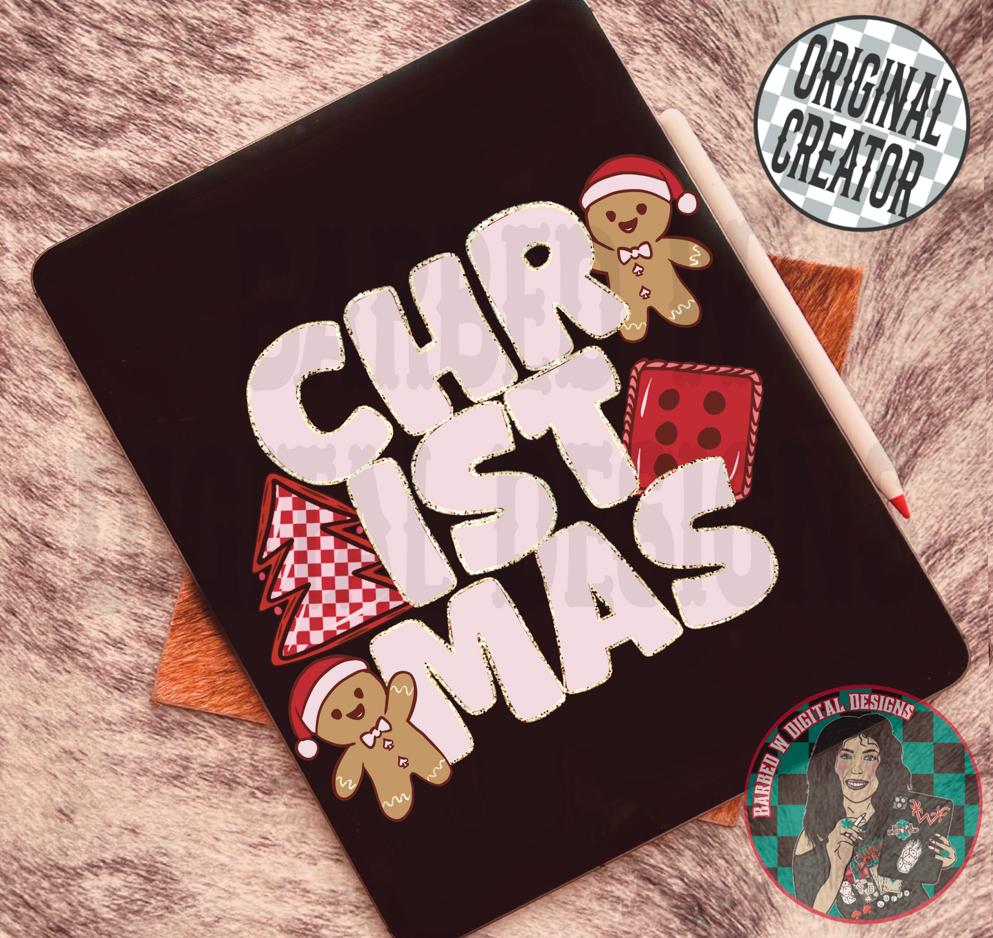 Gingerbread Christmas PNG