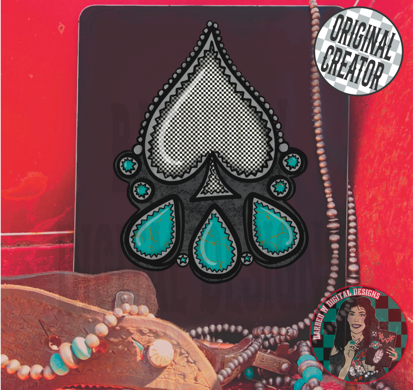 Spade Turquoise