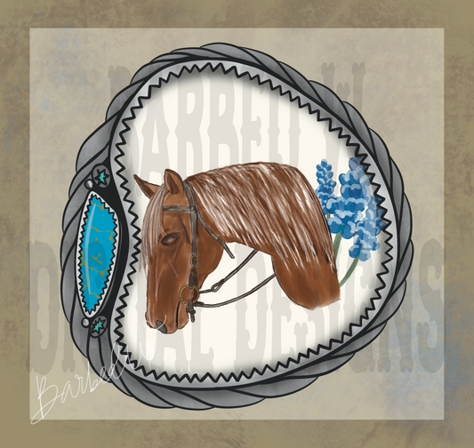 Red Horse Turquoise