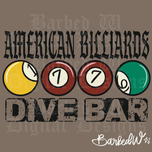 American Billiards Dive Bar (Dive Bar Collection)