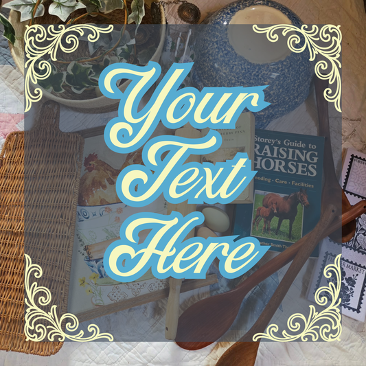 Cottagecore Social Media Graphic