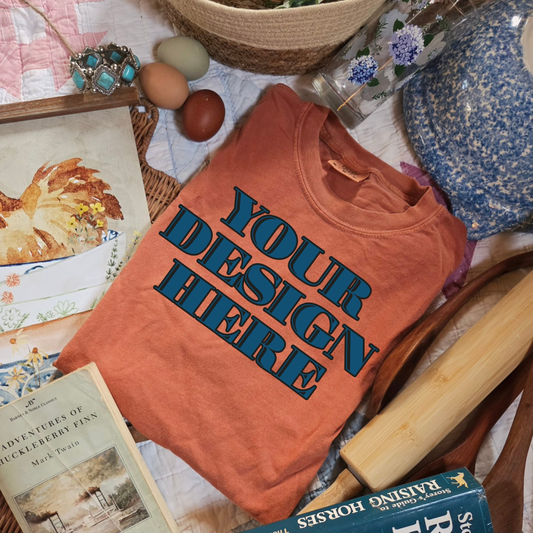 Comfort Colors Flatlay Mockup