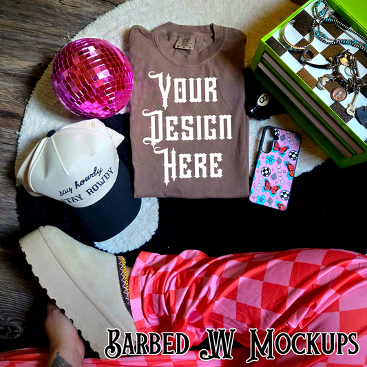 Comfort Colors Western T-Shirt Mockup