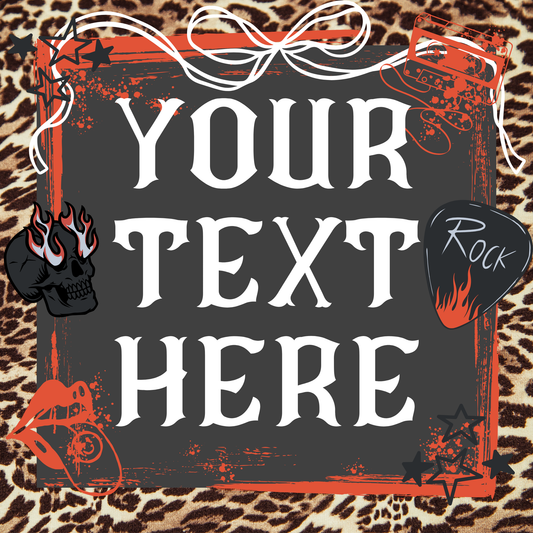 Leopard Rocker Engagement Photo