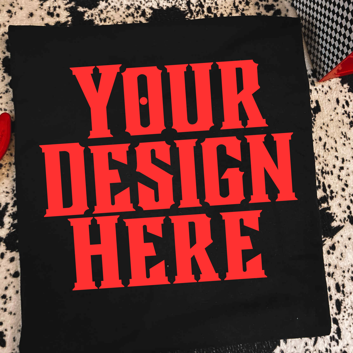 Gildan Western T-Shirt Mockup