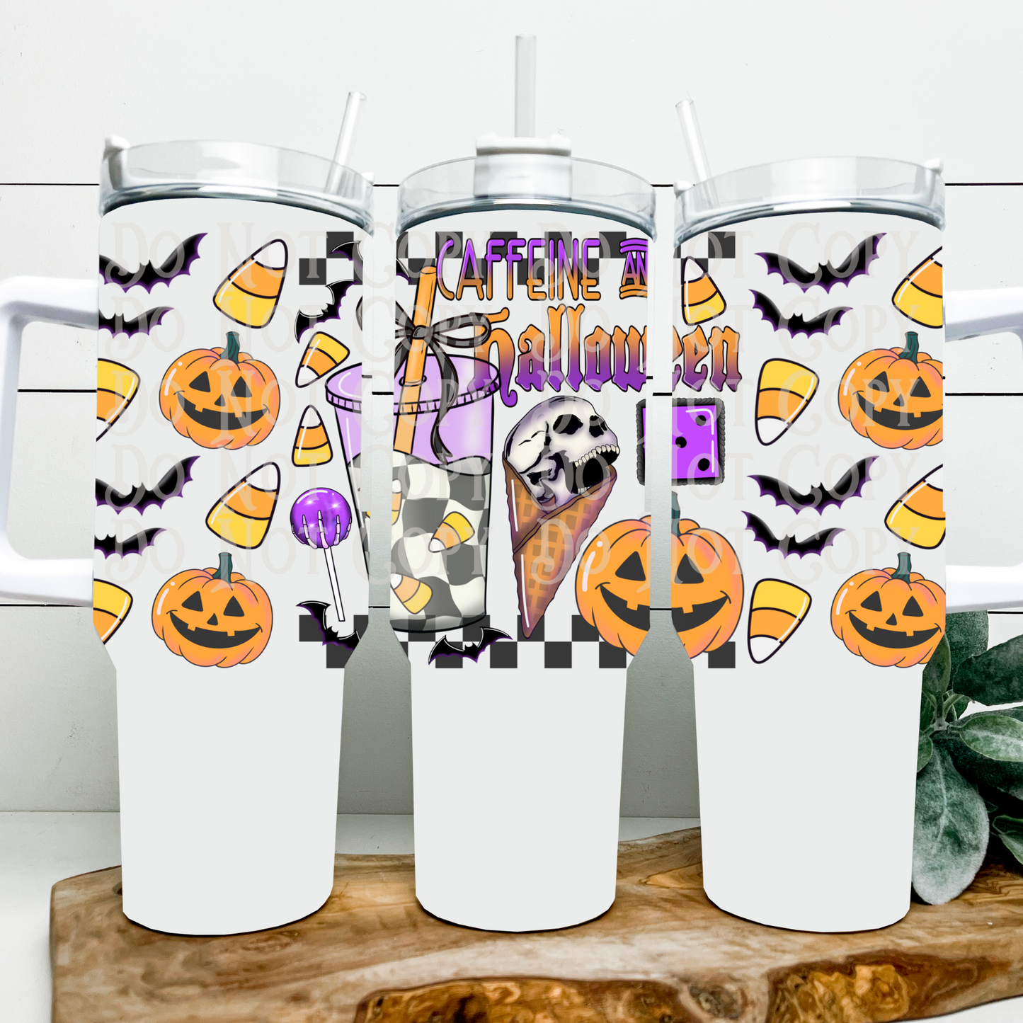 Caffeine & Halloween Wrap
