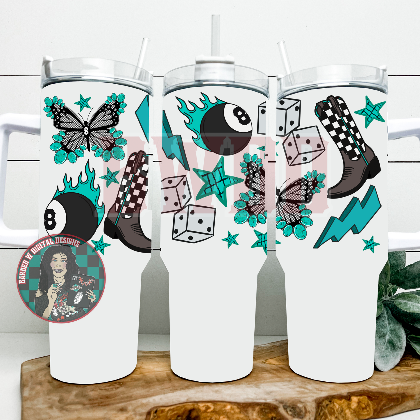 Turquoise Obsessed Cup Wrap