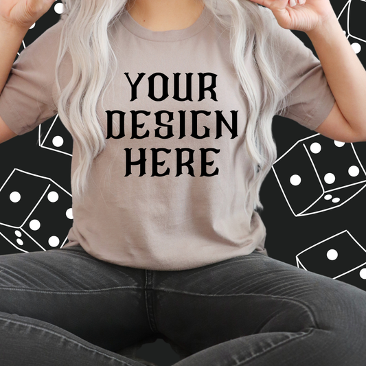 Beige T-shirt Mockup