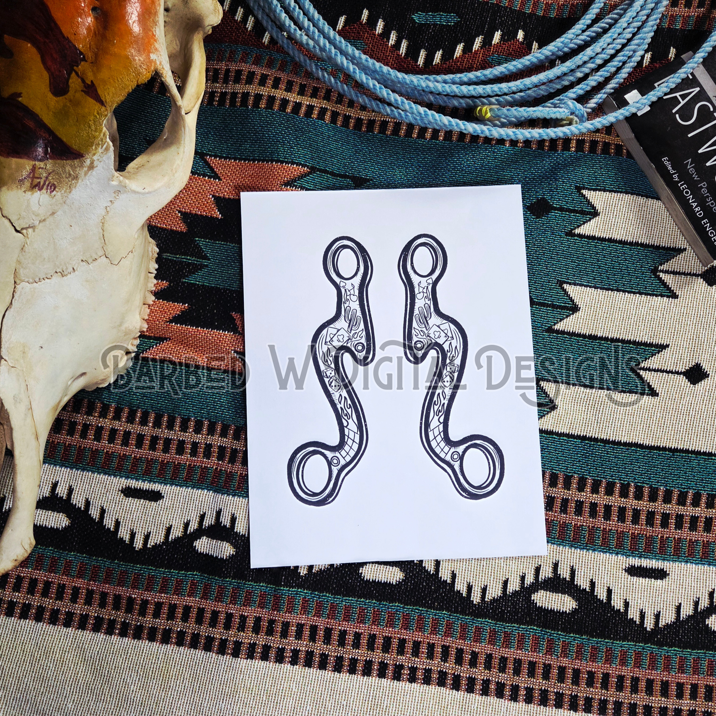 Yallternative Horse Bit Print