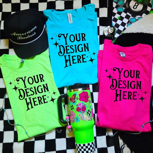 Neon Trio Mockup