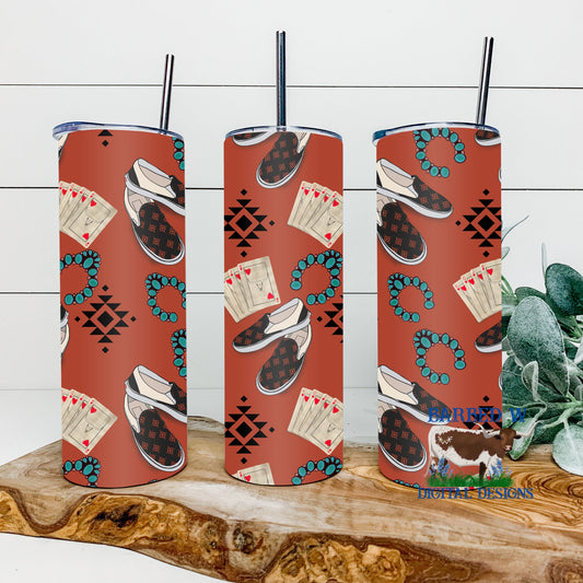 western tumbler png, vans tumbler png, turquoise tumbler png, seamless tumbler png, punchy tumbler png, yallternative tumbler png, 20 oz