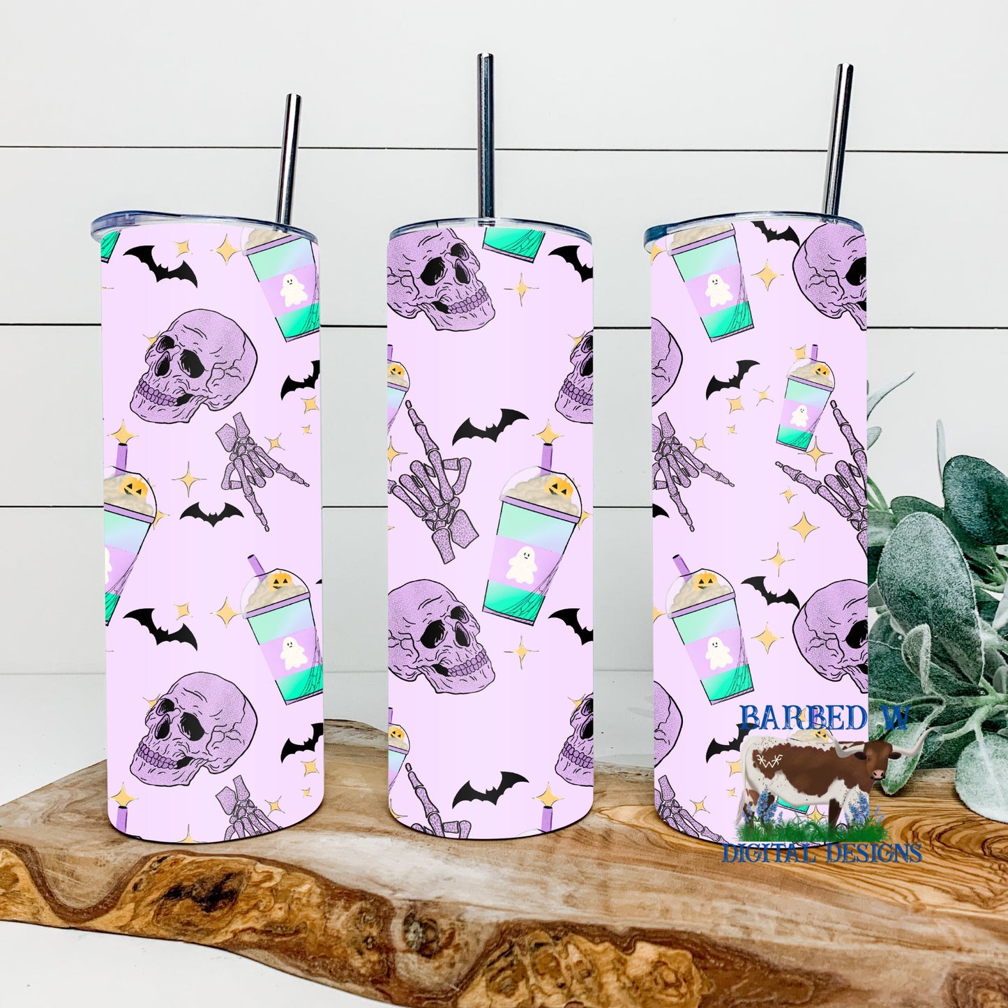 spooky halloween tumbler png, spooky tumbler png, skull tumbler png, coffee tumbler png, pumpkin tumbler png, bats png, seamless tumbler png