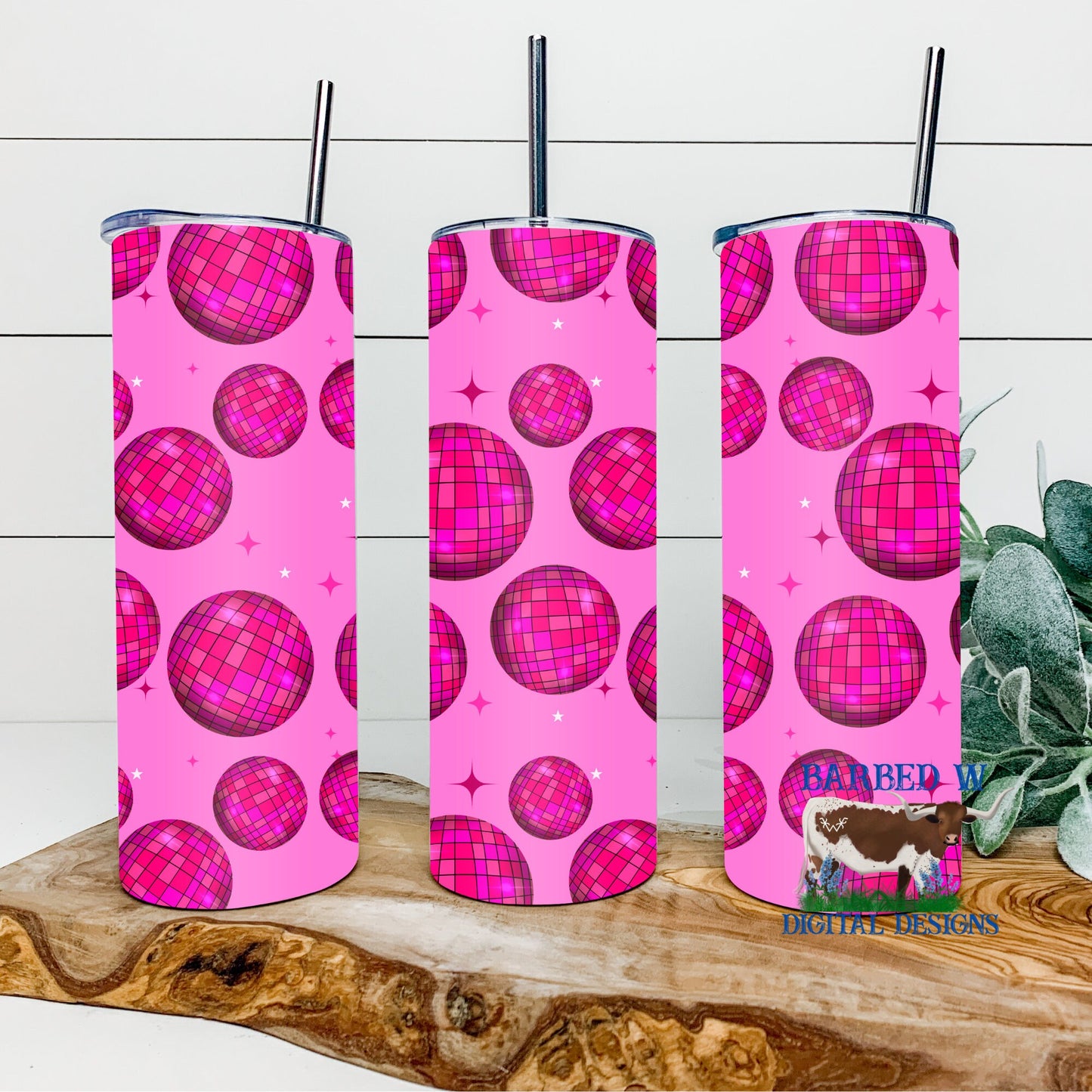 disco balls tumbler wrap, pink tumbler png, western tumbler png, retro tumbler png, seamless tumbler png, retro western tumbler png, 20 oz