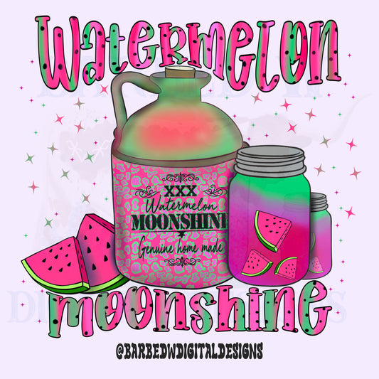 Watermelon moonshine png, moonshine png, watermelon png, summer png, pink png, alcohol png, neon summer png, cute summer png, girly summer