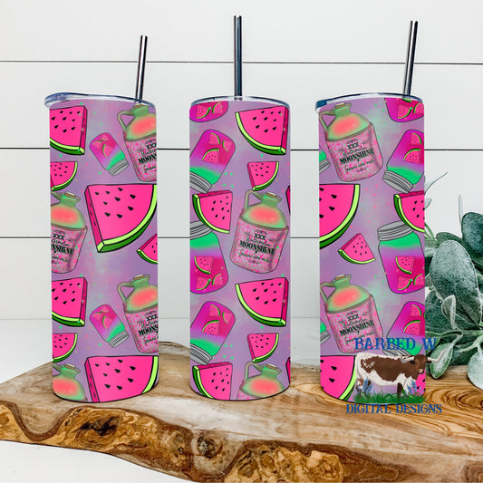 Watermelon moonshine tumbler png, moonshine tumbler png, watermelon tumbler png, summer tumbler png, seamless tumbler png, fruit tumbler png