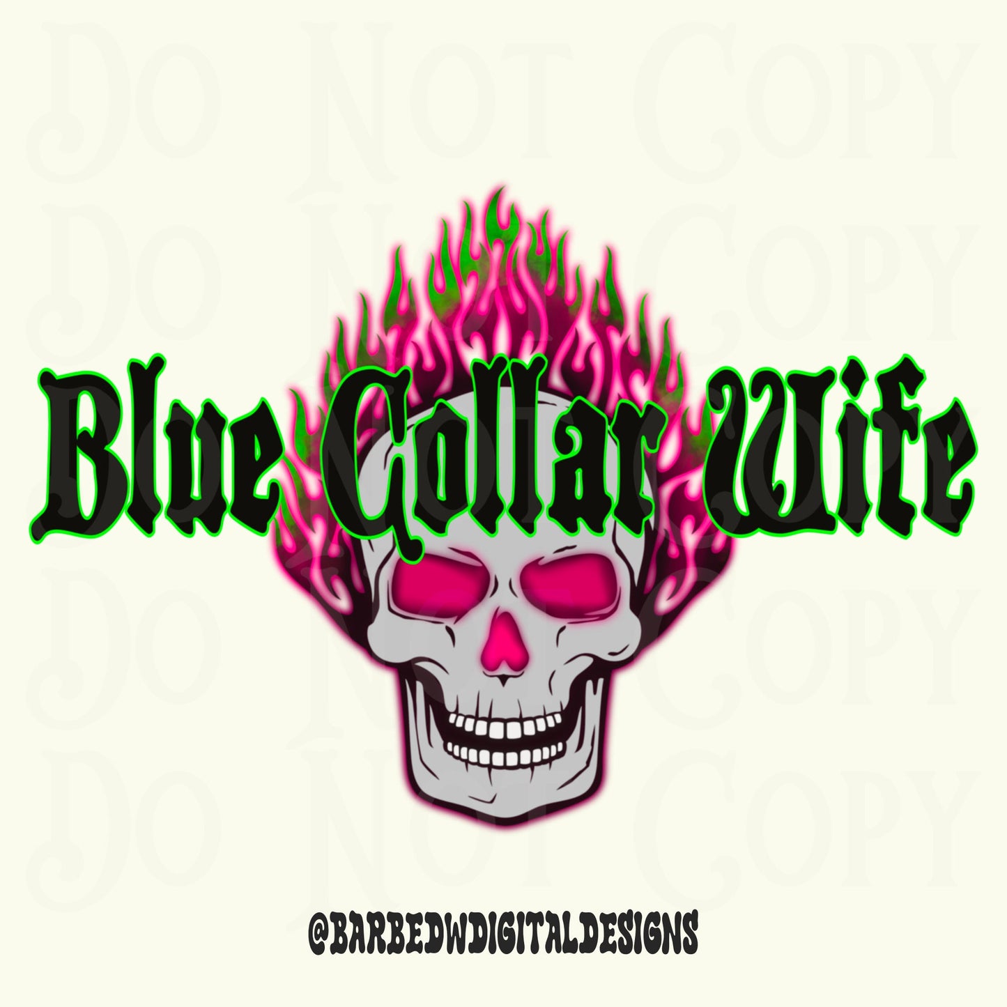 Yallternative png, alternative png, blue collar wife png, blue collar png,  skull png, western png, neon png, sublimation design