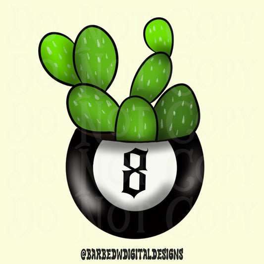 8 ball png, western png, cactus png, yallternative png, alternative png, western grunge png, plants png, trendy png, mama png