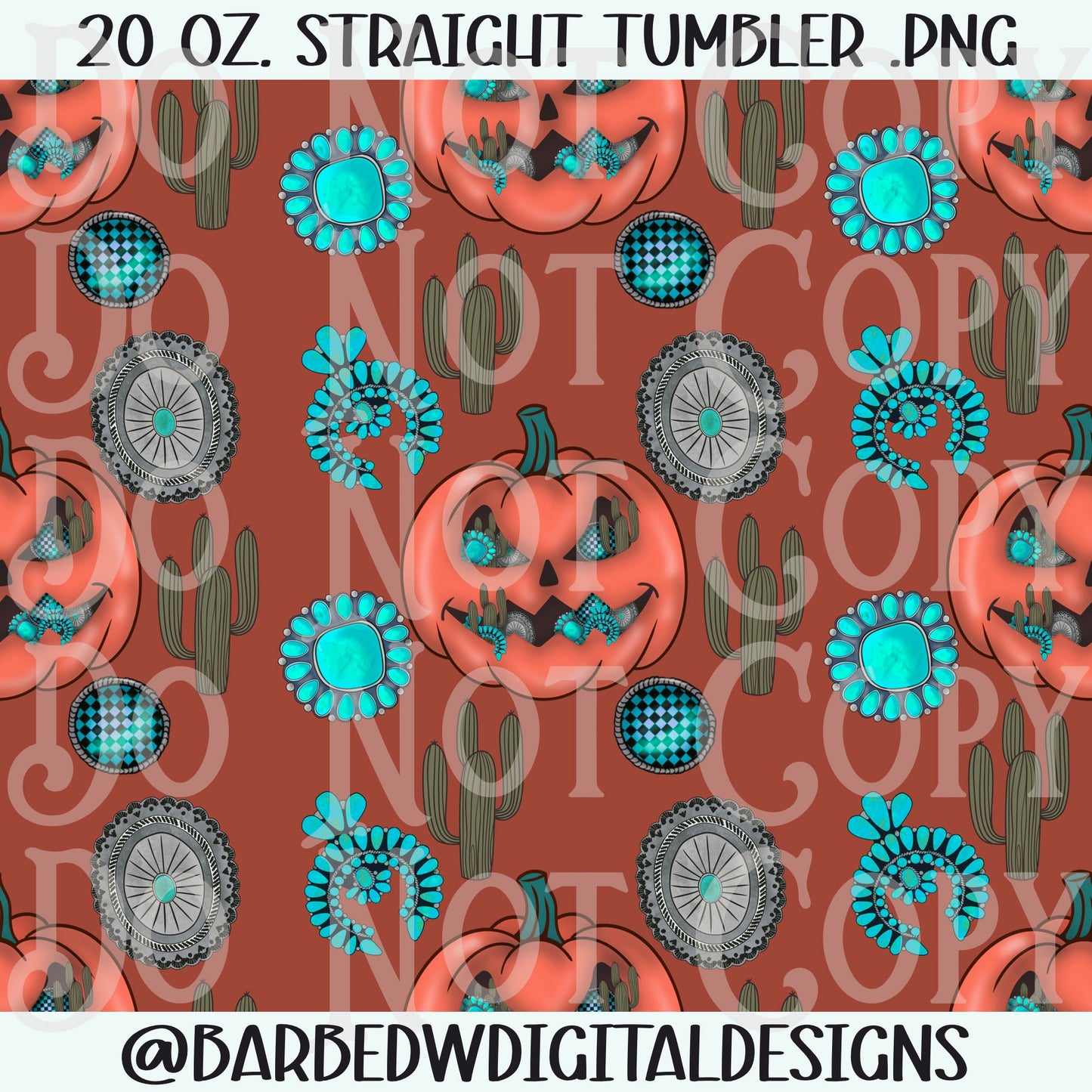 western fall tumbler png, western tumbler png, turquoise tumbler png, seamless tumbler png, pumpkin tumbler png, cactus png, 20 oz straight