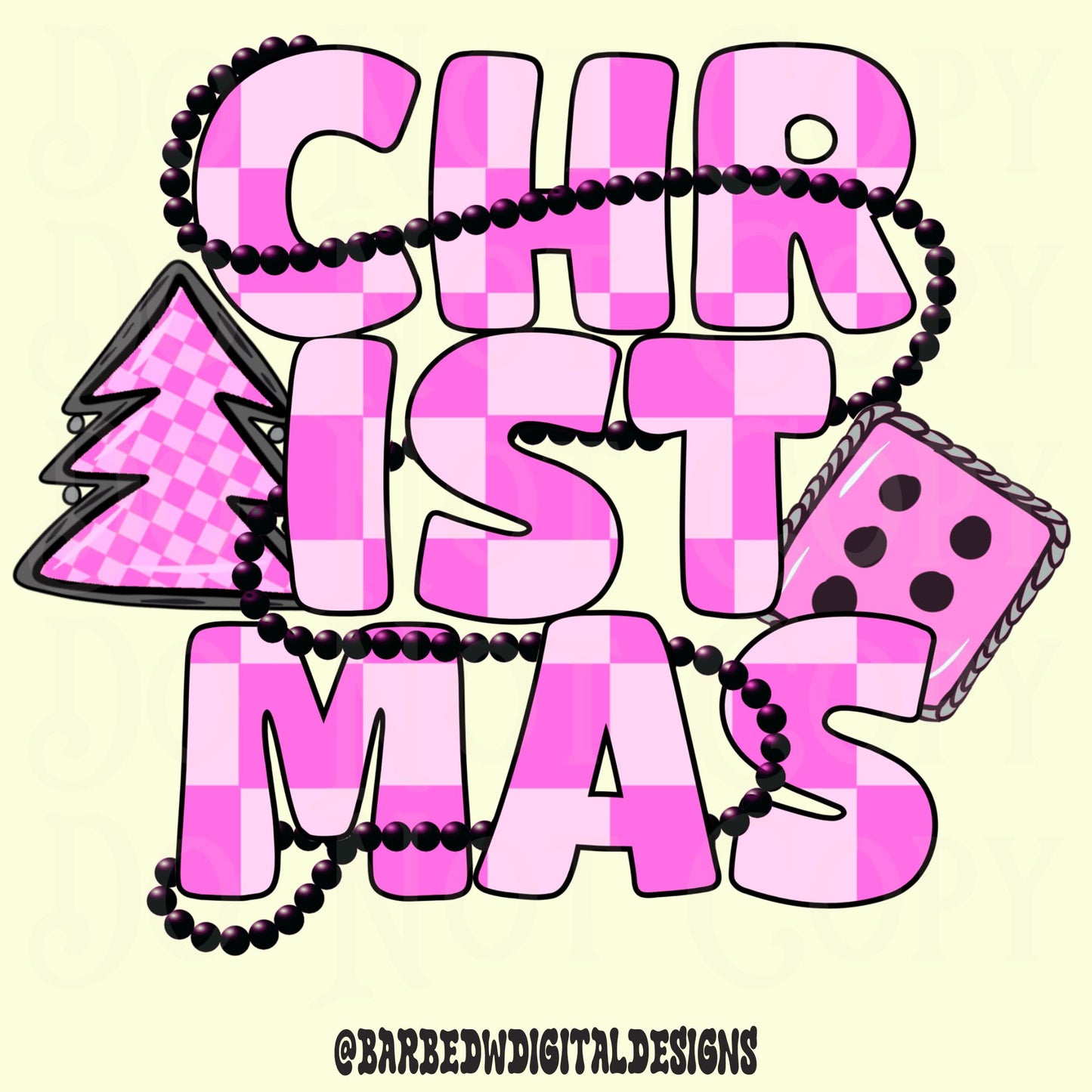 Western christmas png, Christmas png, cowgirl png, checkers png, cowgirl christmas png, pink christmas png, yallternative png, Navajo pearl