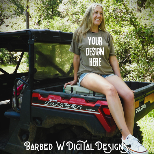Comfort Colors Real Life T-Shirt Mockup