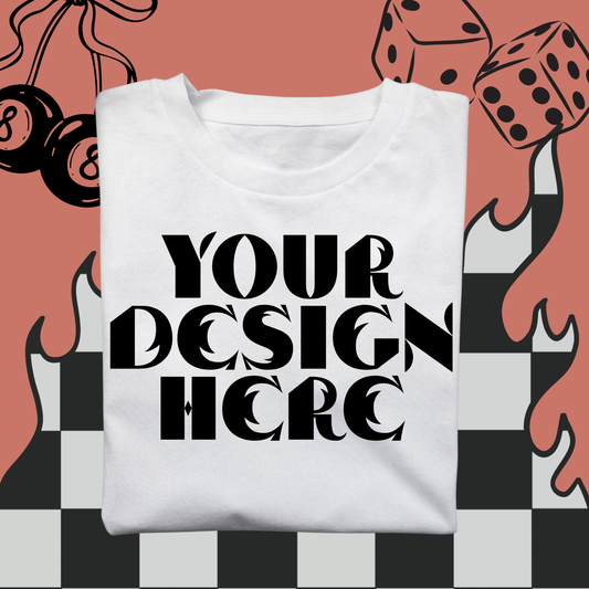 White Tshirt Yallternative Mockup